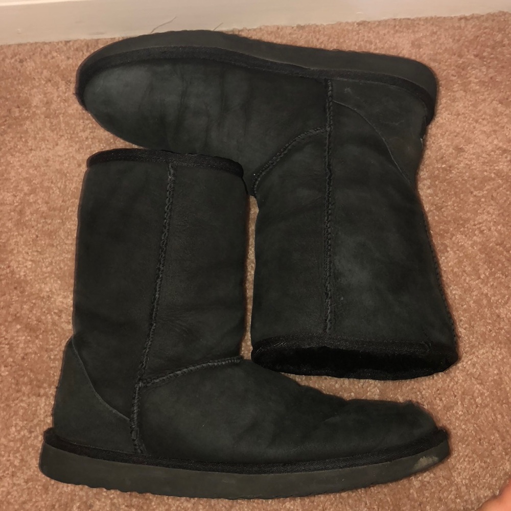 Black ugh boots